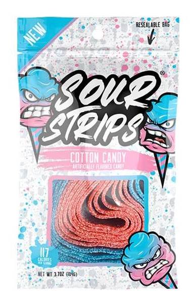 Sour Strips Cotton Candy