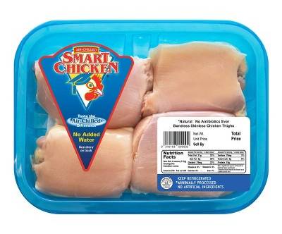 Smart Chicken Boneless & Skinless Chicken Thighs (28 oz)