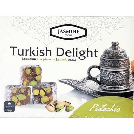 Jasmine Turkish Delight Pistachios 250g