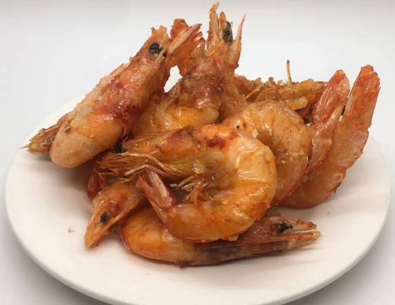 椒鹽中蝦Deep Fried Shrimp w/ Spicy Salt  (S03)