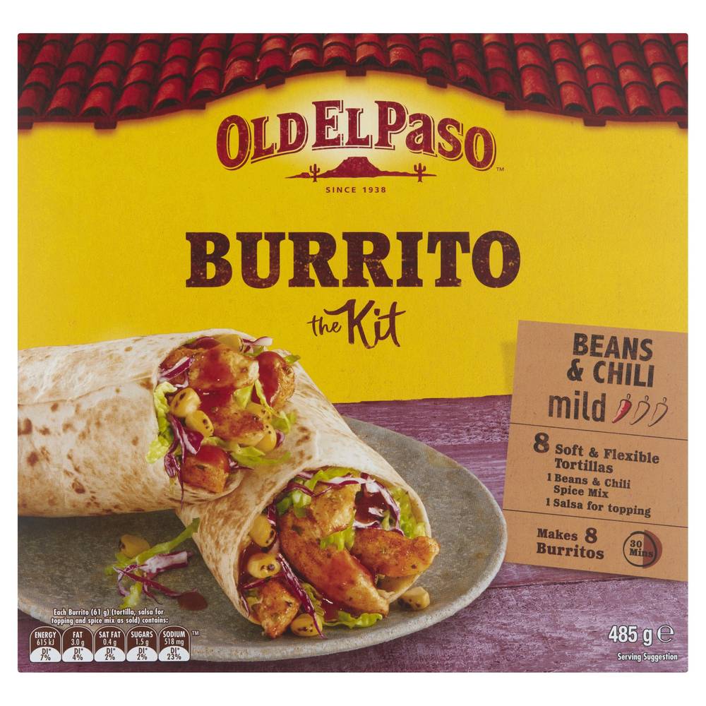 Old El Paso Burrito Tortilla Kit Delivery Near Me Order Online Uber