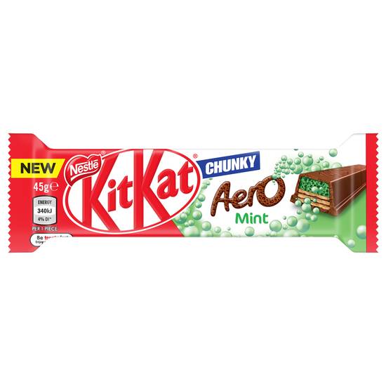 Kitkat Chunky Aero Mint Milk Chocolate Bar 45g