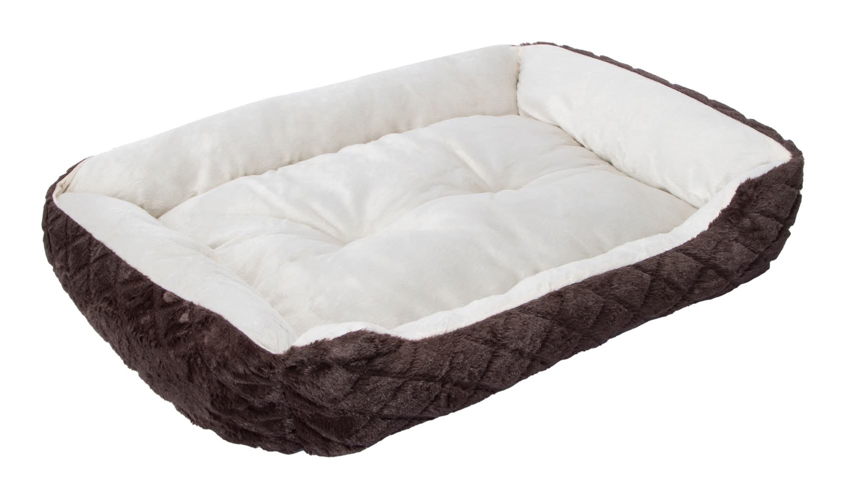 Pet Soft Plush Bed Brown