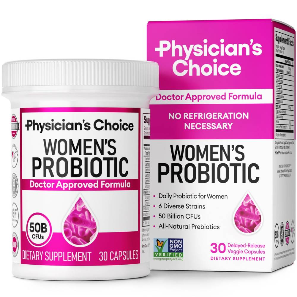 Physician's Choice Womens Probiotic Veggie Capsules (30 ct)