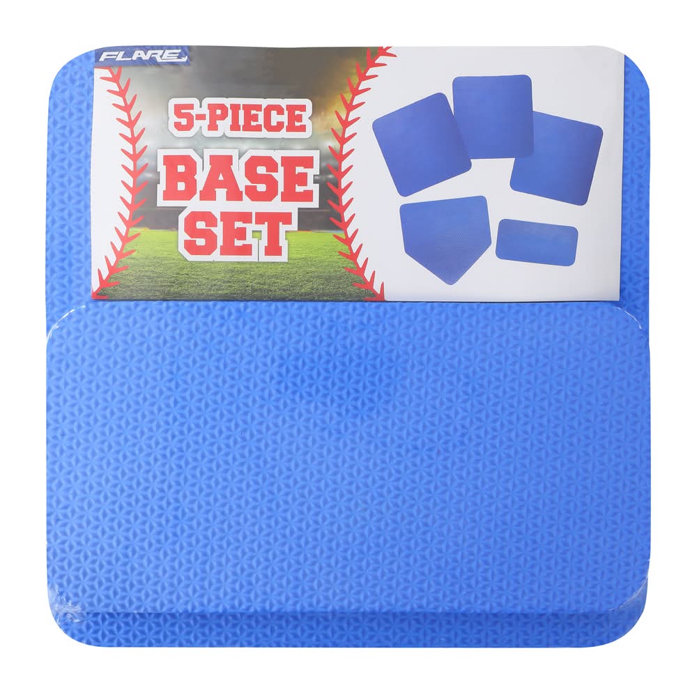 Flare Baseball Base Set 5-Count Blue