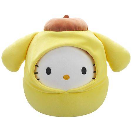 Squishmallows Sanrio Pompompurin Hoodie Plush, Yellow