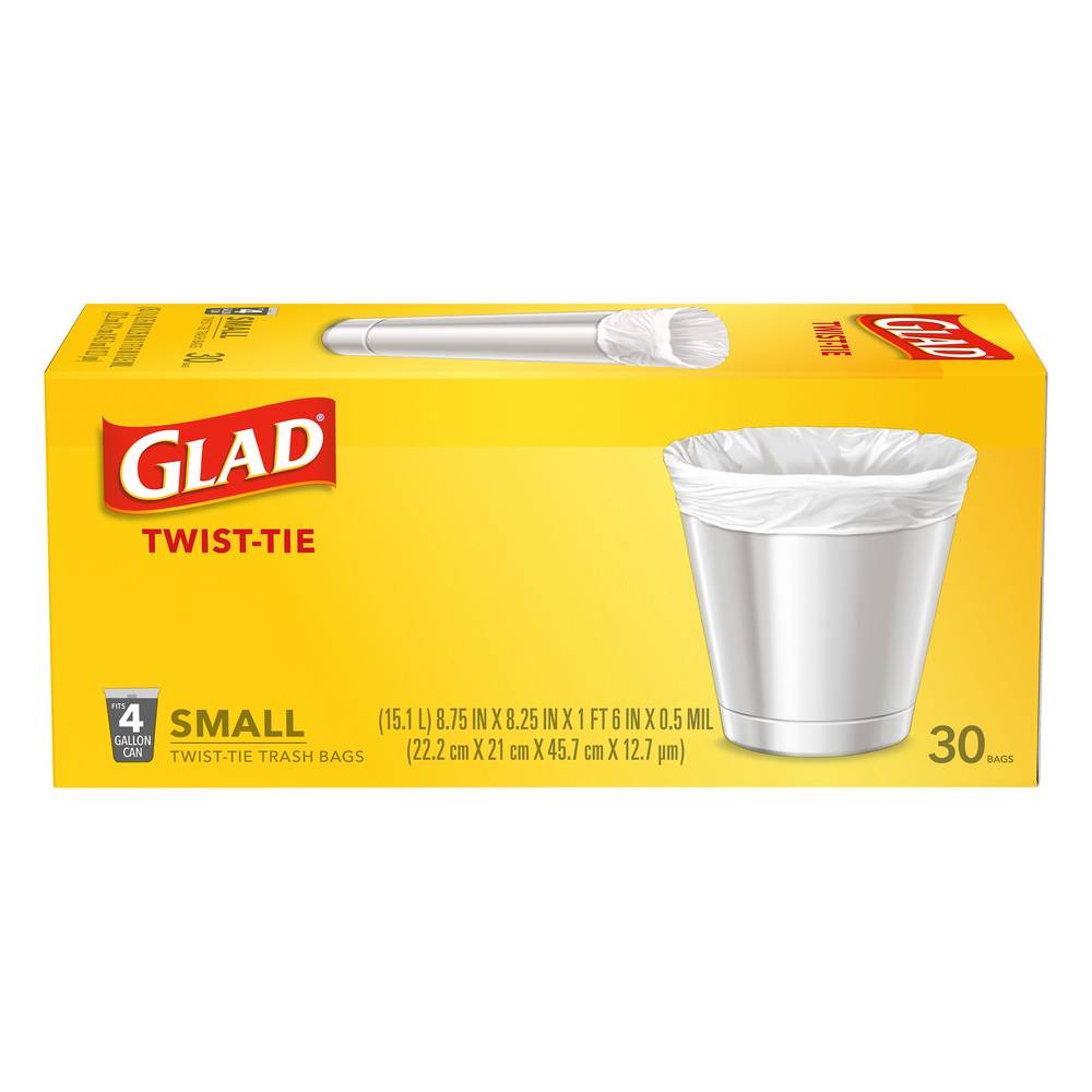 Glad Twist-Tie Small Trash Bags