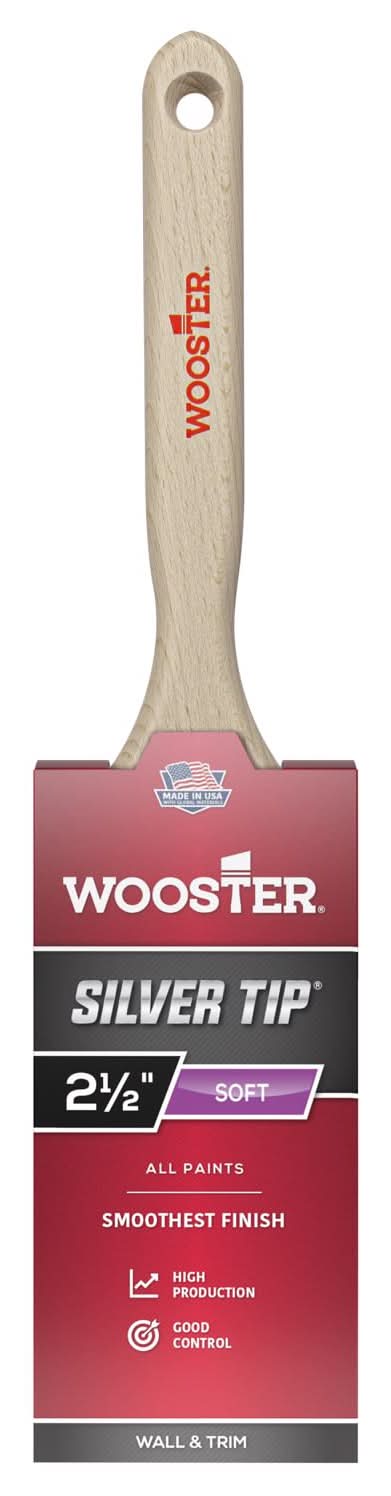 Wooster Silver Tip 2-1/2 In. Soft Flat Paint Brush