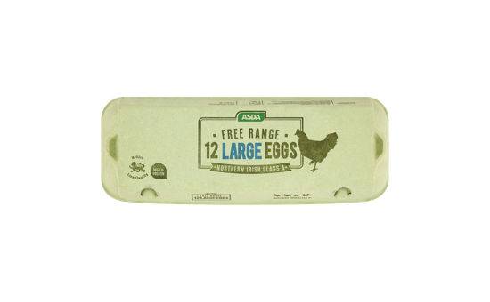 Asda Free Range 12 Large Eggs
