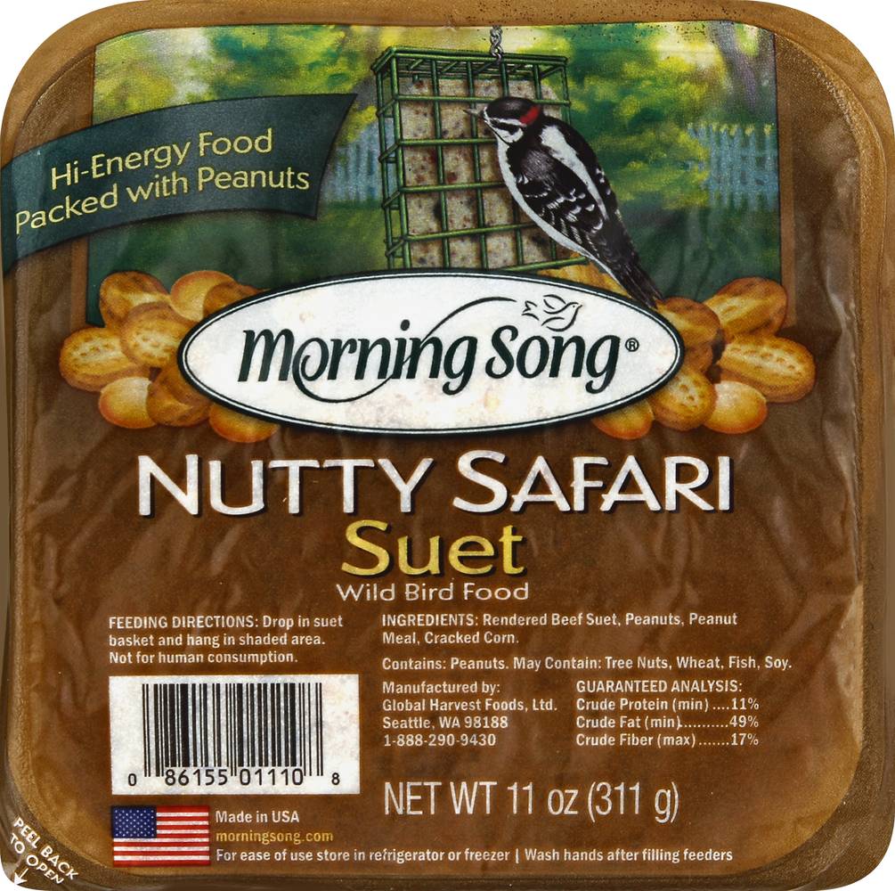 Morning Song Suet Wild Bird Food (11 oz)