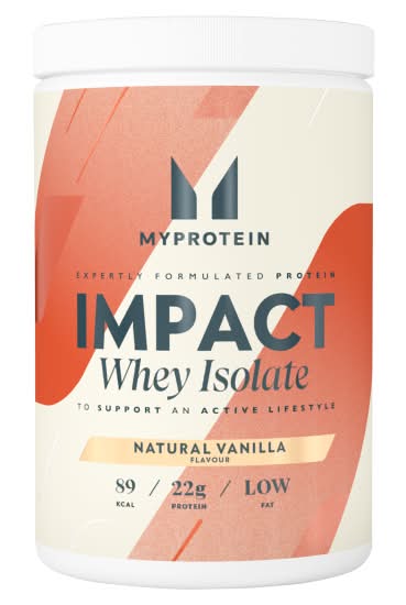 Myprotein Vanilla, Formulated Impact Whey Isolate (480g)
