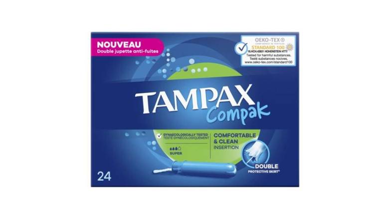 TAMPAX Tampax compak super x22 Le paquet de 22