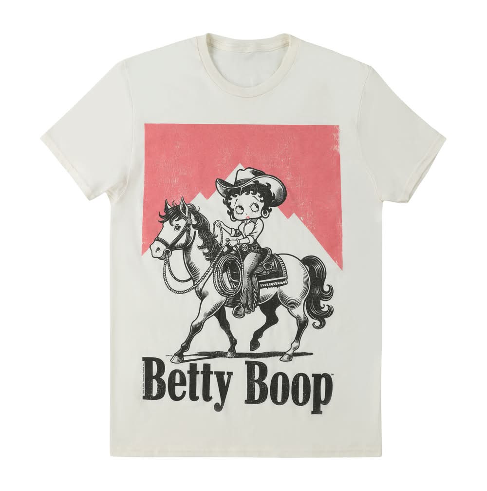 Betty Boop Graphic Tee Medium White