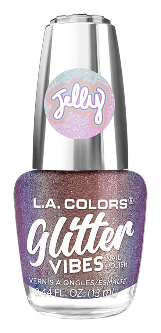 L.A. Colors Jelly Glitter Vibes Nail Polish Queen (0.44 fl oz)