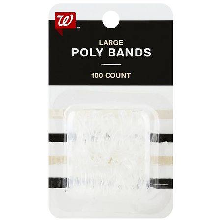 Walgreens Beauty Polybands Large (100 ct)