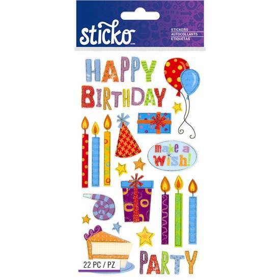 Sticko Stickers Birthday Party (22 pieces), Delivery Near You