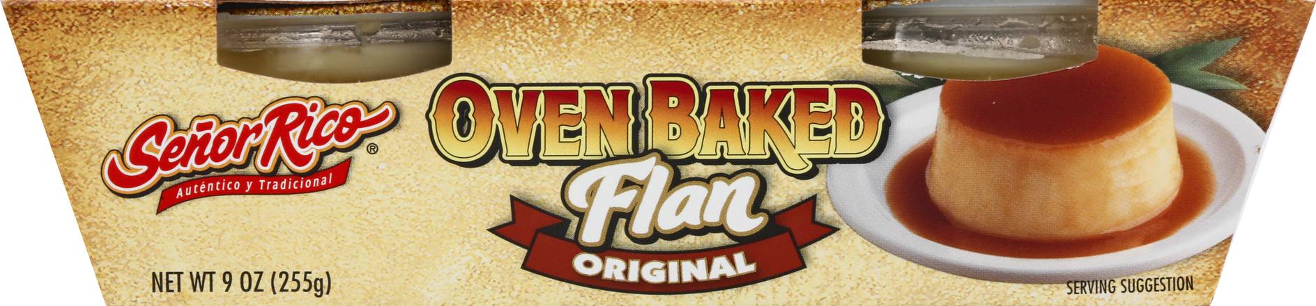 Senor Rico Oven Baked Original Flan (9 oz)