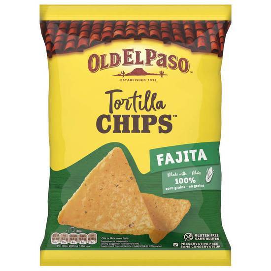 Old El Paso chips Tortilla chips goût Fajitas 40 g
