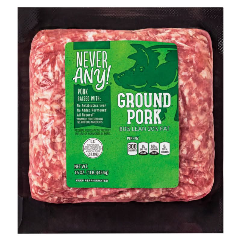 Never Any! Ground Pork (16 oz)