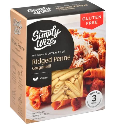 Simply Wize Ridged Penne Garganellli 320g