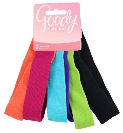Goody serre-tête ouchless - assortis (6 pièces, assortis) - goody ouchless headbands - assorted (6 pieces, assorted)