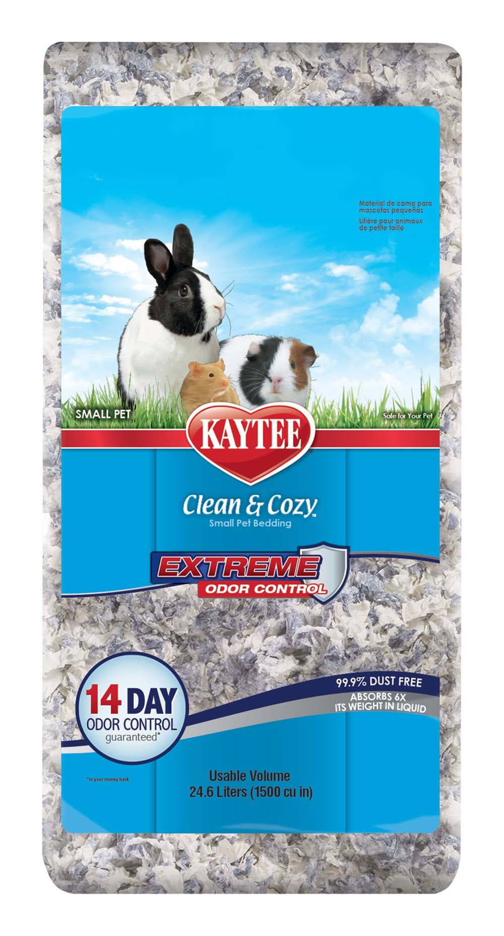 KAYTEE® Clean & Cozy Extreme Odor Control Small Pet Bedding - Hamster, Rabbit, Guinea Pig Bedding (Size: 24.6 L)