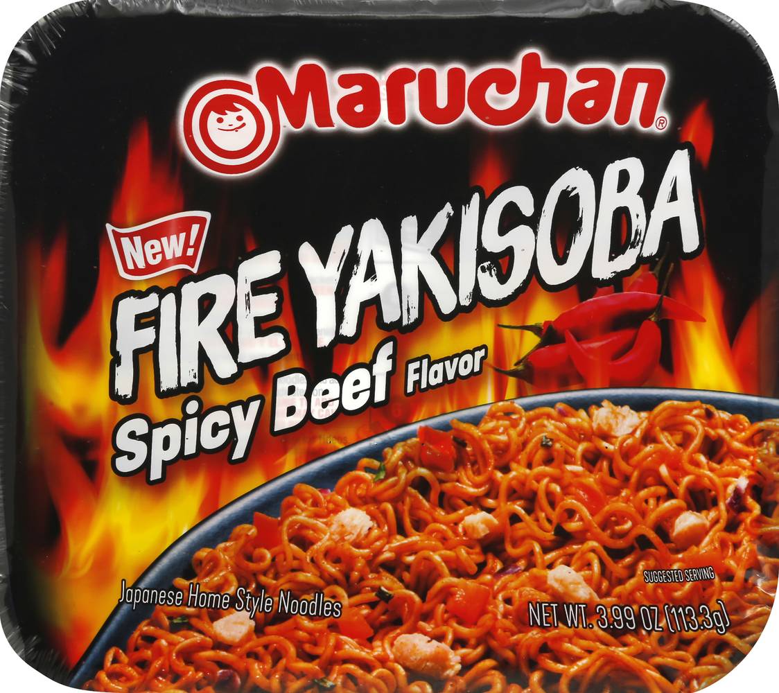 Maruchan Fire Yakisoba (spicy beef)