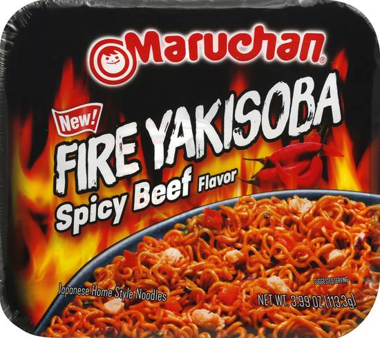 Maruchan Fire Yakisoba (spicy beef)