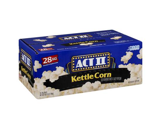 Act II · Kettle Corn Popcorn (28 x 78 g)