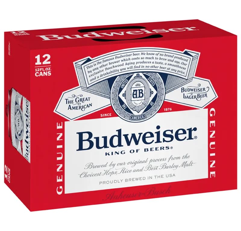 Budweiser Beer - 12 Pack