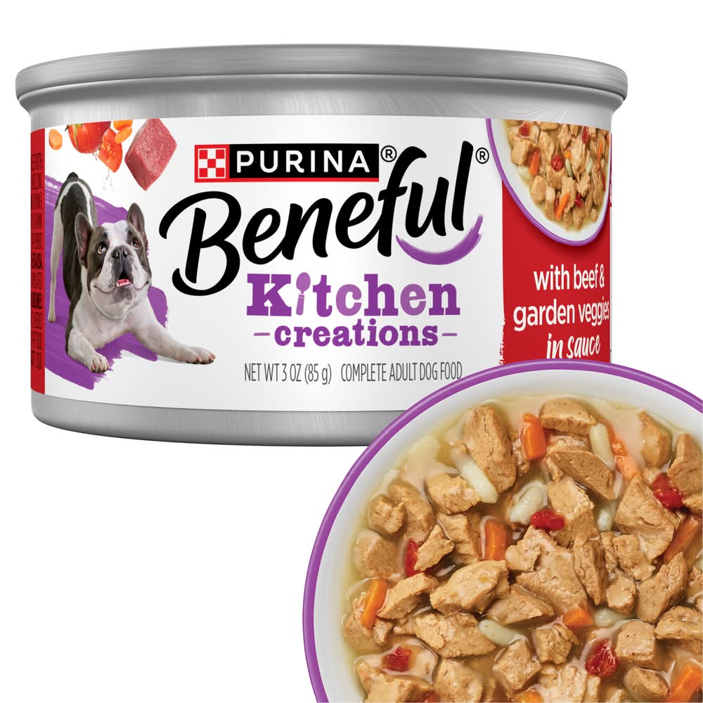 Purina Beneful Medleys Tuscan Style Beef Dog Food (3 oz)
