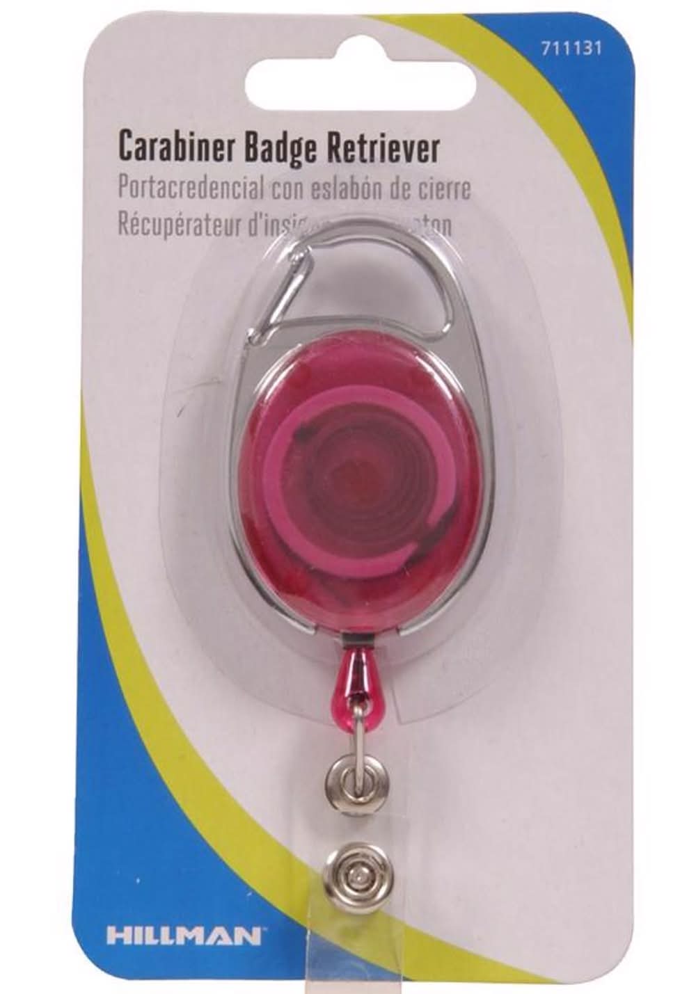 Hillman Steel Assorted Carabiner Badge Retriever