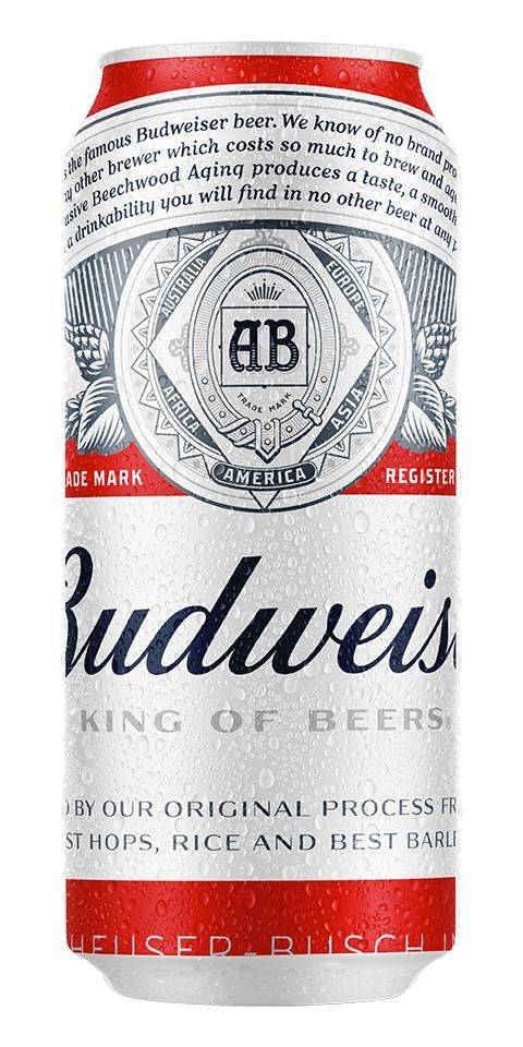 Budweiser cerveja american lager (473 ml)