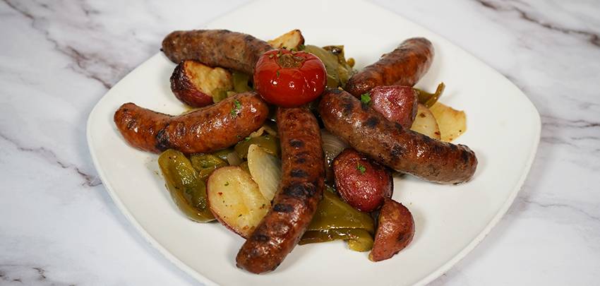 Sausage, Peppers And Onions
