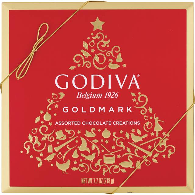 Godiva Holiday Goldmark Gift Box, 18 ct, 7.7 oz