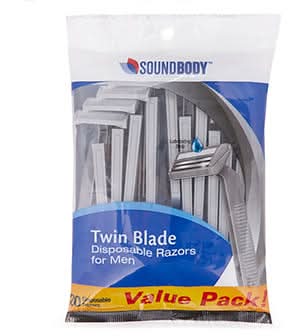 Sounds Razor Sound Body Men's Twin Blade Disposable Razors Value pack Delivery Near ...