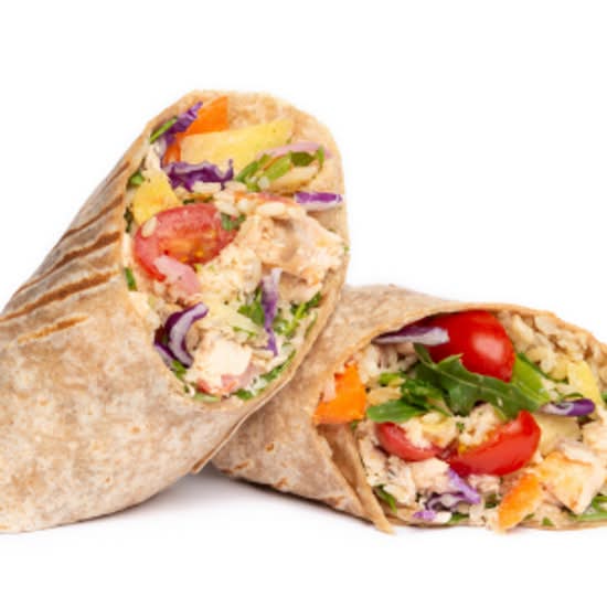 Baja Salmon Burrito