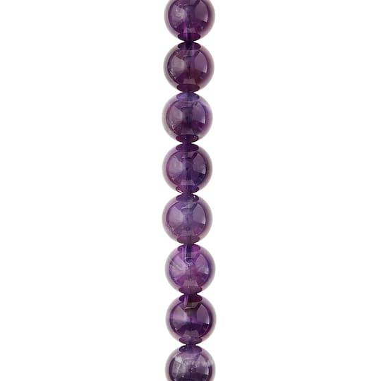 Amethyst Round Beads, 10Mm By Bead Landing