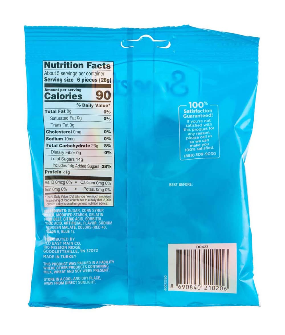 Sweet Smiles Watermelon Gummi Wedges 4.5 Oz
