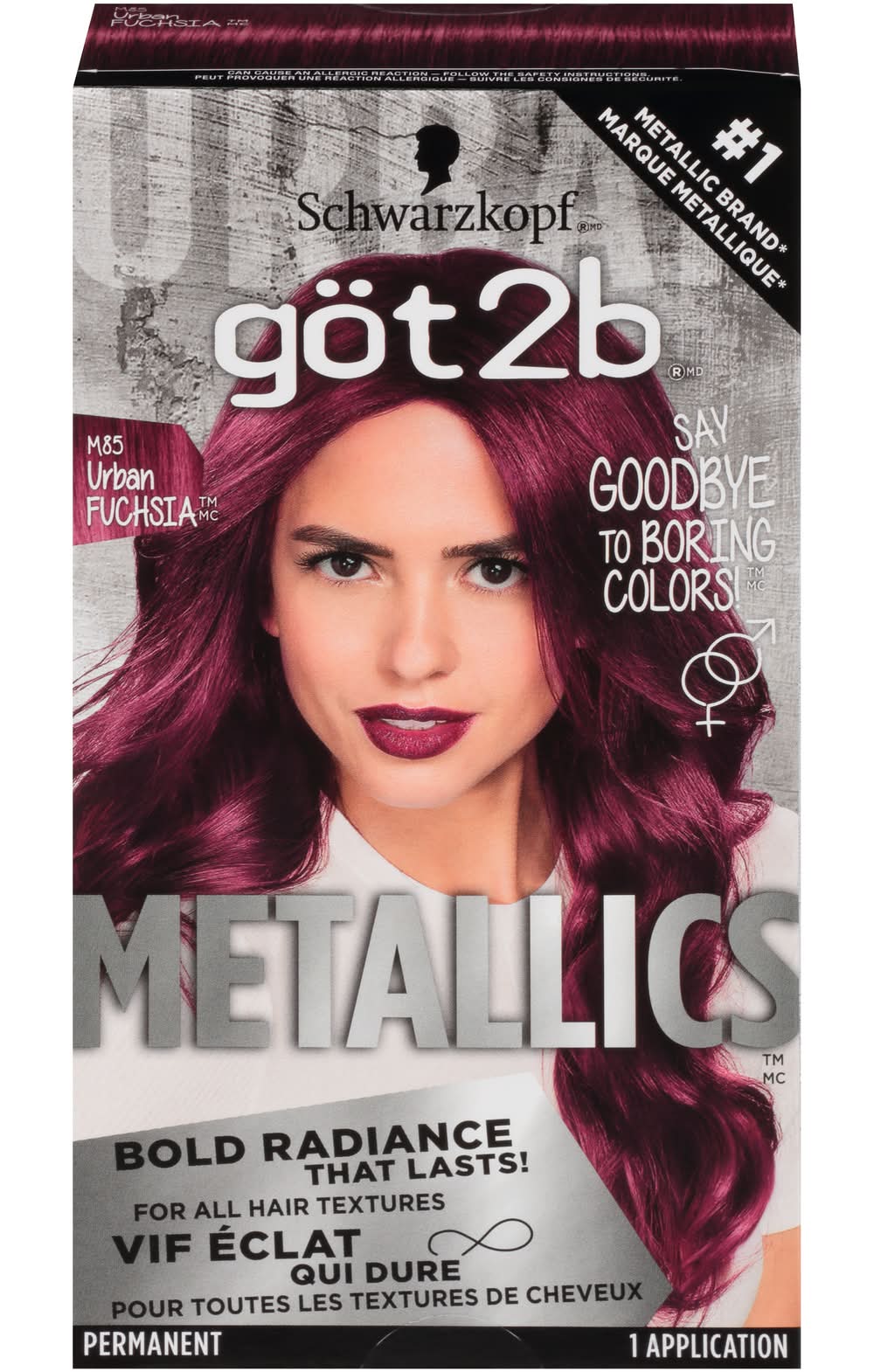 got2b Permanent Hair Color, M85 Urban Fuchsia