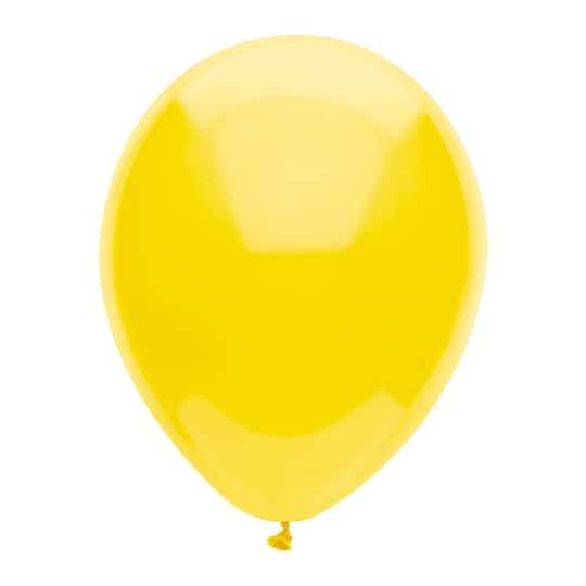 Latex Balloon, 12", Yellow