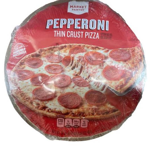 Market Pantry Thin Crust Pepperoni Frozen Pizza