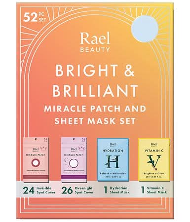 Rael Bright & Brilliant Miracle Patch & Sheet Mask Set (52 ct)