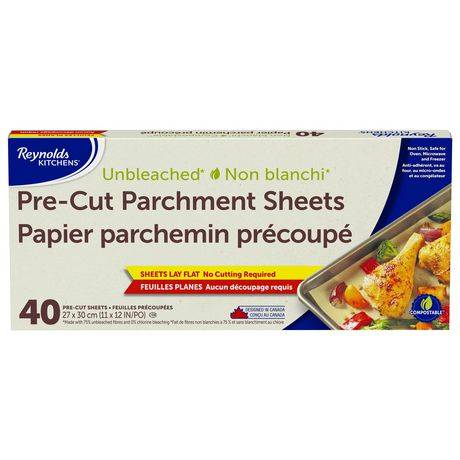 Reynolds Kitchens Pre Cut Parchment Sheets Paper