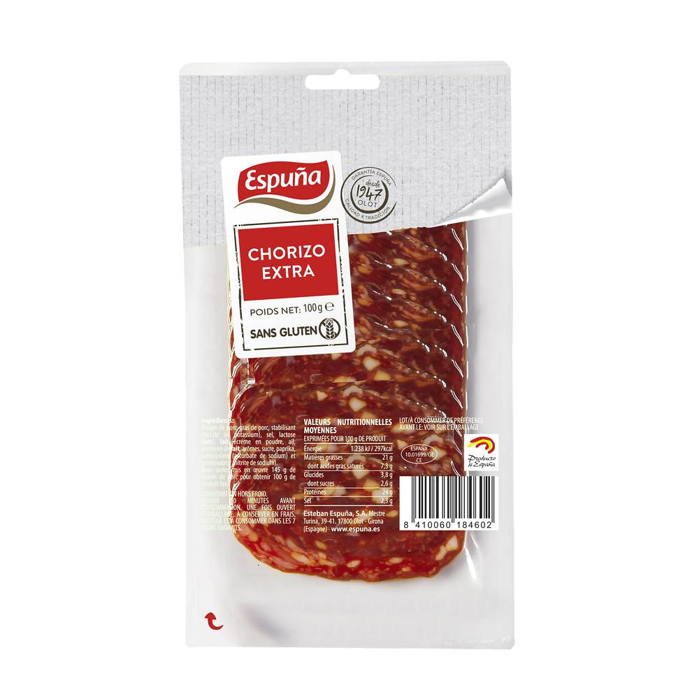 Espuña - Chorizo tranché