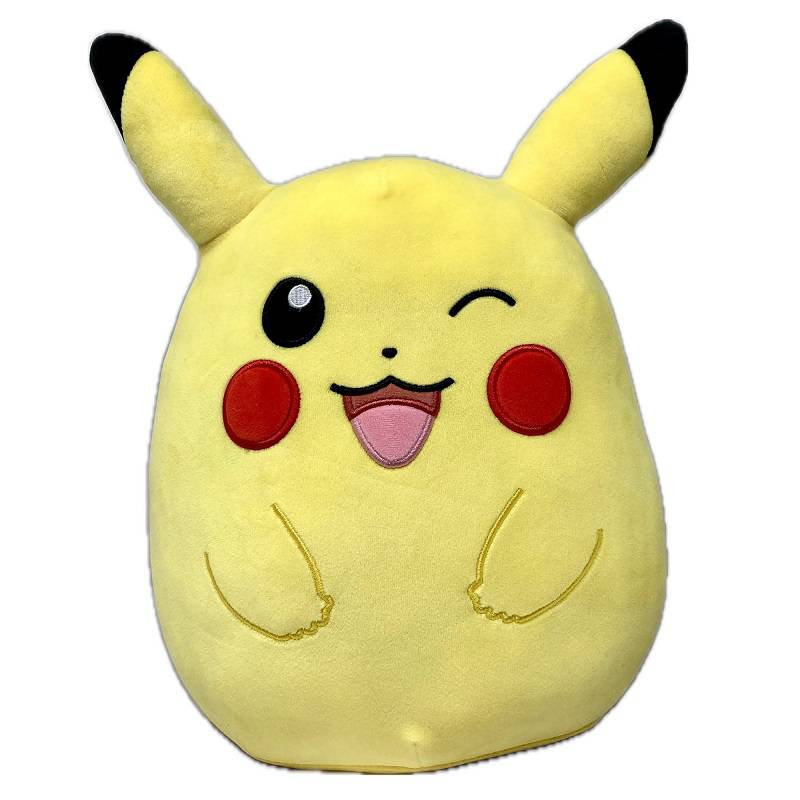 Squishmallows Pokemon Pikachu Plush Toy, 10 in