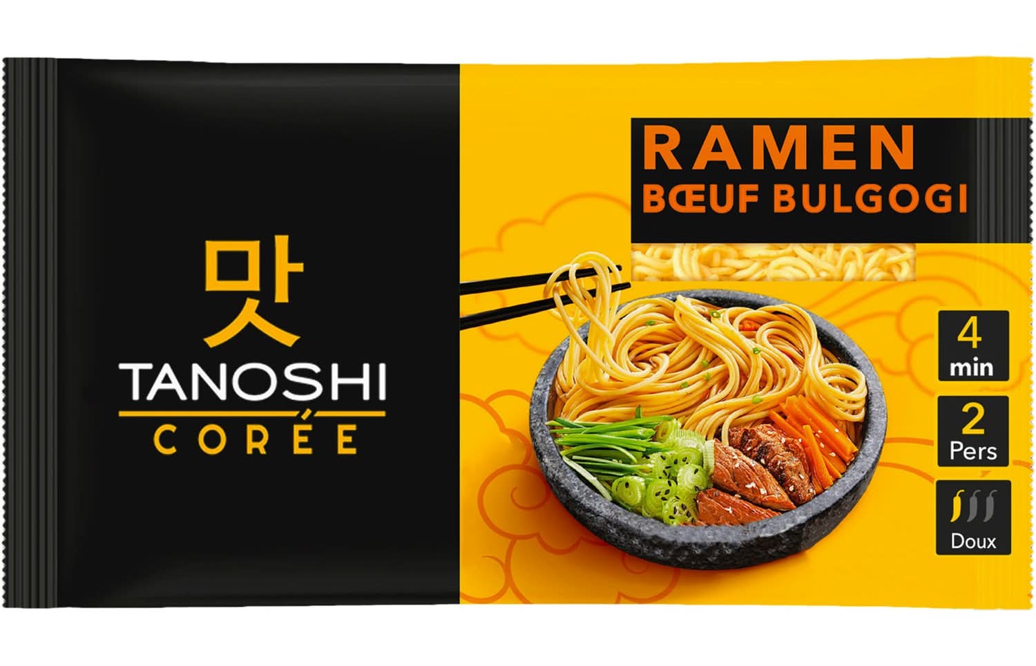 Tanoshi - Nouilles saveur bœuf ramen bulgogi (366g)