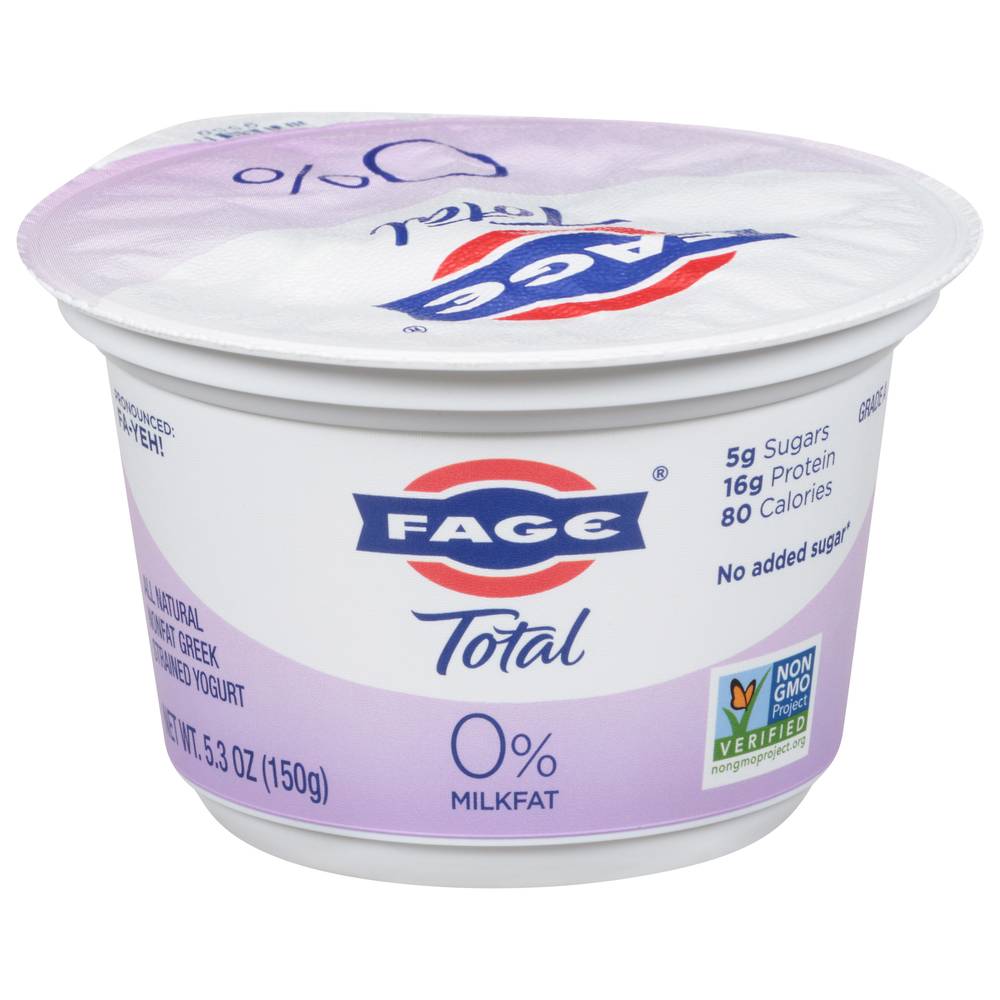 FAGE Total Nonfat Strained Greek Yogurt (5.3 oz)