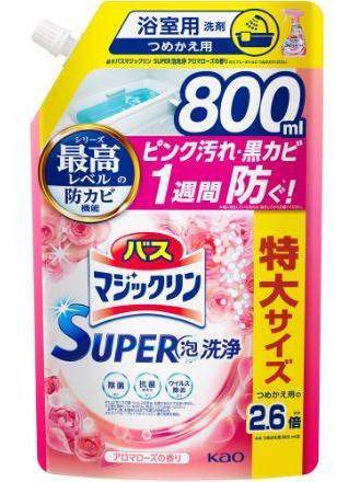 バスマジックリンＳＰ泡洗浄アロマＲ詰替用８００ｍＬ:4901301426604