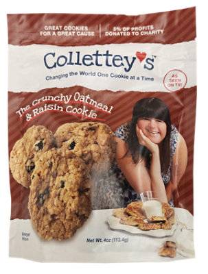 Colletteys Crunchy Oatmeal Raisin 4Oz
